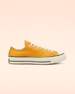 Zapatos Bajos Converse Seasonal Color Leather Chuck 70 Para Mujer - Naranjas/Flores/Doradas | Spain-